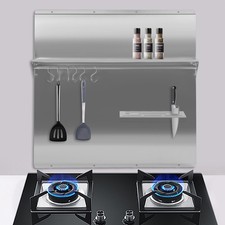 Backsplash 201 Stainless Steel Kitchen Range Hood Wall Tile Shield 30 30.7 inch
