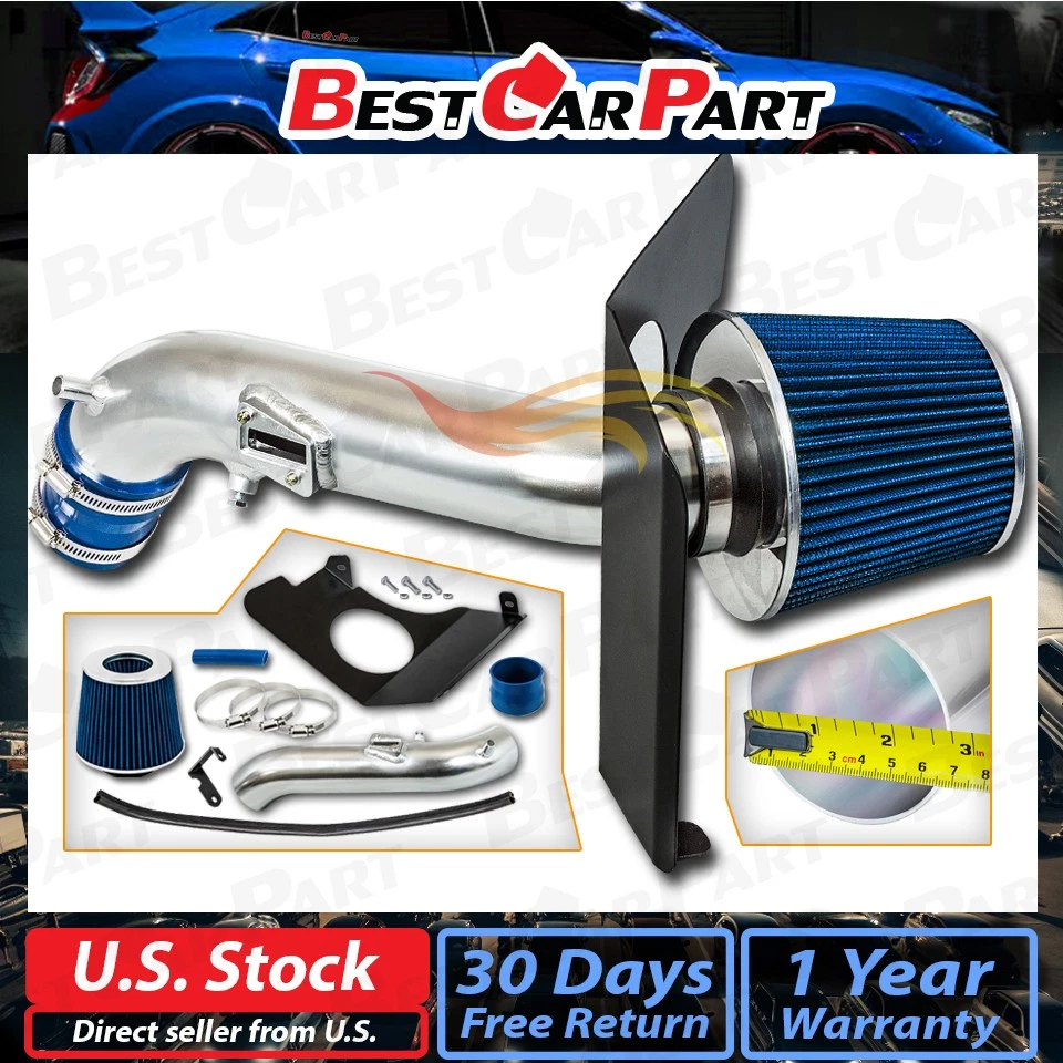 KIT ADMISIÓN AIRE ESCUDO FRÍO BCP AZUL 2013-2017 HONDA ACCORD 2.4L + FILTRO Foto 2 de 4