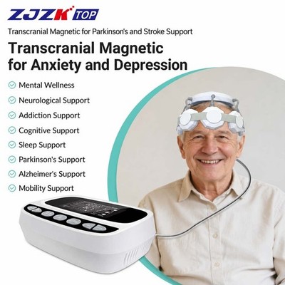 Non-Invasive Magnetic Pulse Head Device Brain Wellness Mood Focus Support