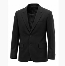 Joseph Feiss International Boys Suit Coat Jacket Size 8 Black New Formal