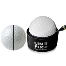 LineFix360 Black Golf Ball Alignment Marker   Precision 360  Line Tool for En...