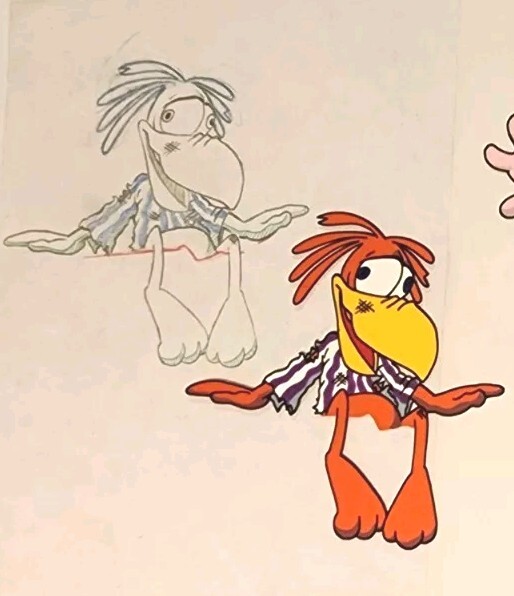 RARE Animation Artwork from Vintage Cocoa Puffs TV Ad Featuring Popeye