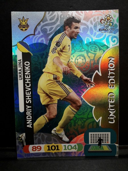 Adrenalyn XL Euro 2012 Andriy Shevchenko Limited Edition PANINI