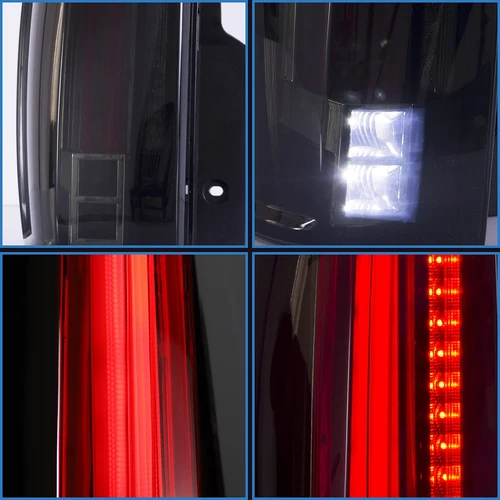 VLAND Tail Lights for 2015-2020 Chevrolet Tahoe Suburban Rear Brake Lamps LED - Picture 3 of 13