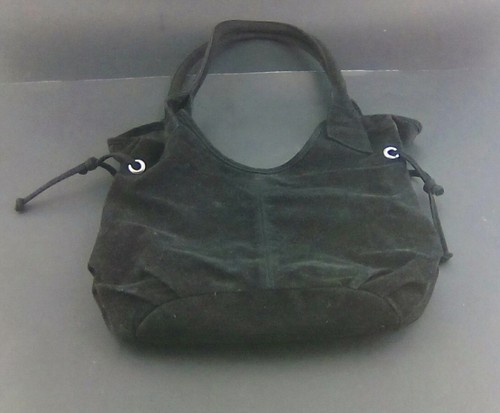 Suede Purse ( Black Suede ) 12 x 11 x 3 Excellent Used Condition - Picture 7 of 12