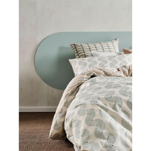 Linen House Aida Quilt Cover Set | Double | Sky - Picture 5 of 6
