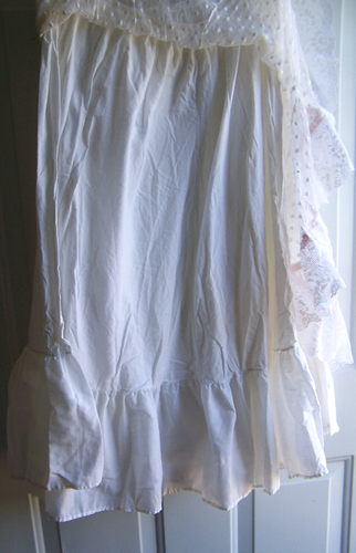 Vintage GONNA DA MATRIMONIO sottogonna sottogonna slip tutù di pervinca taglia Med USA - Foto 3 di 10