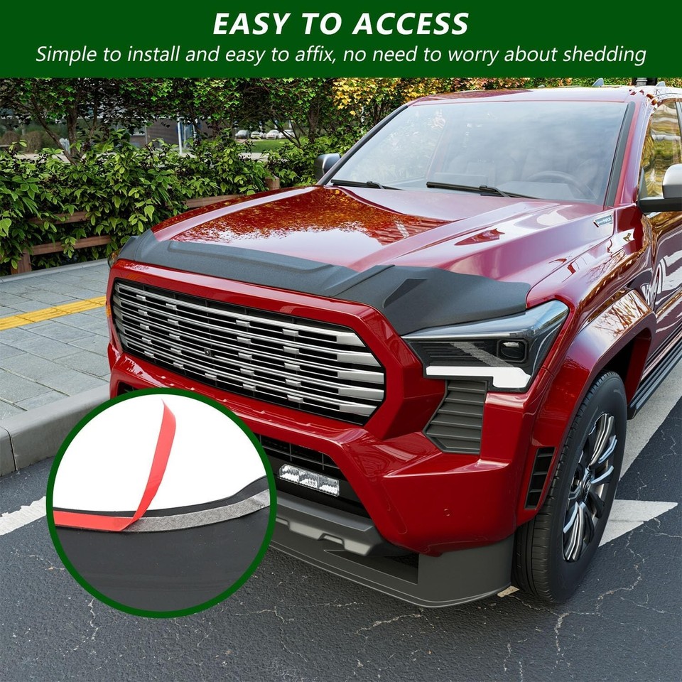 For 2024-2025 Toyota Tacoma Hood Protector Deflector Bugflector Hood ...