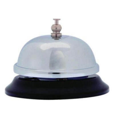 NEW Esselte Counter Reception Service Bell Round Clear Loud Counter Top
