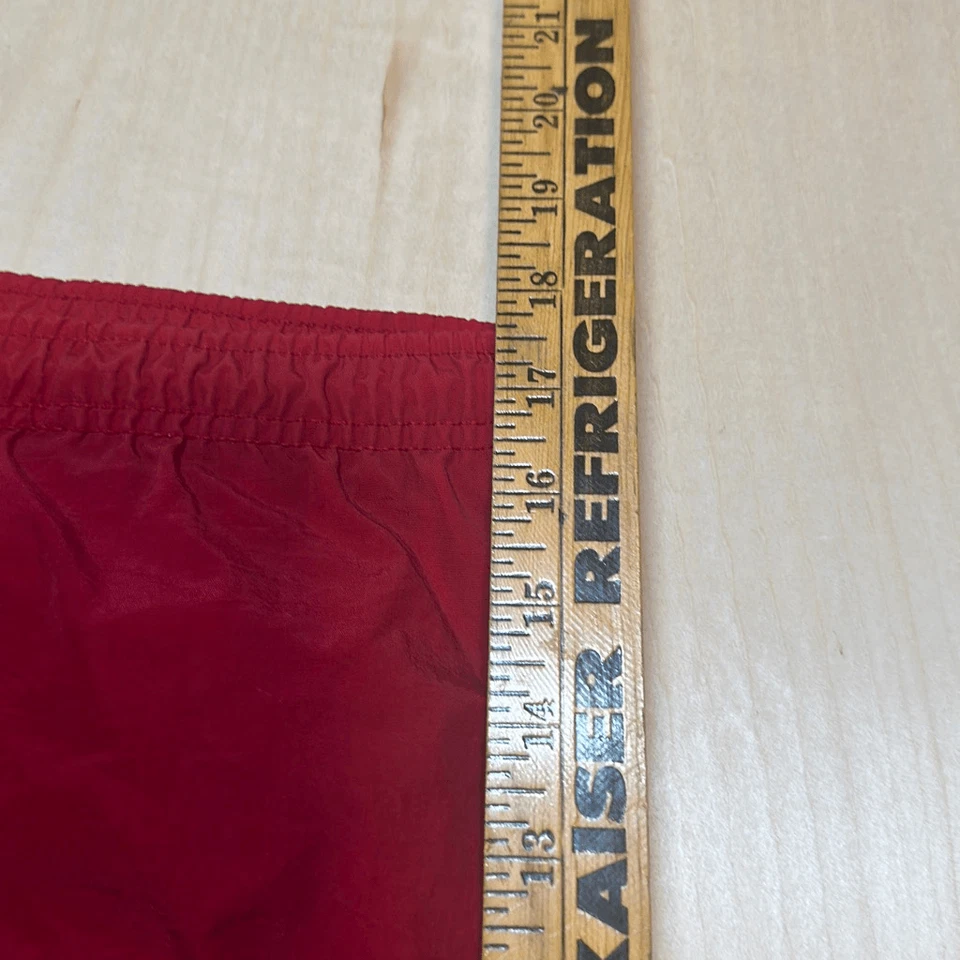 VINTAGE Y2K Abercrombie And Fitch Performance Swim Trunks Mens XL Red - Image 2 of 4