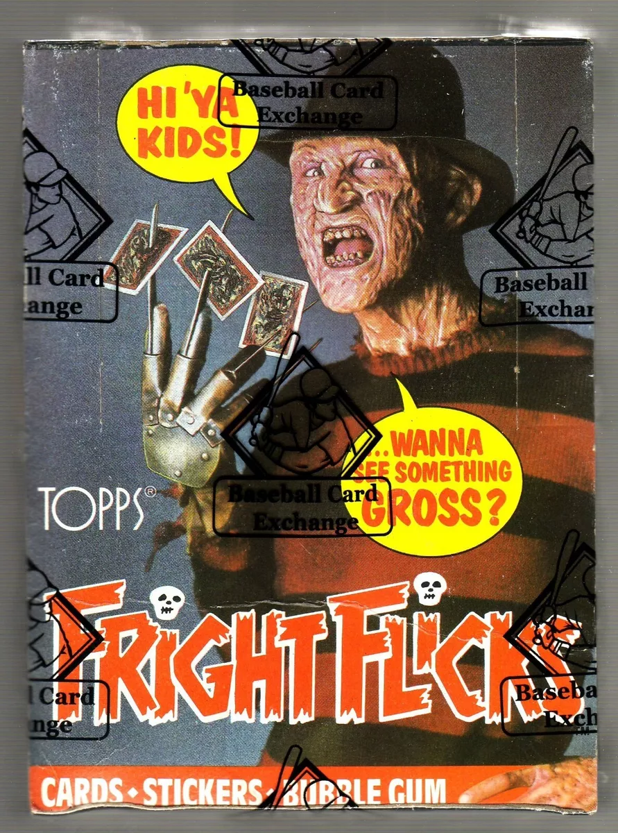 1988 TOPPS FRIGHT FLICKS BBCE SEALED UNOPENED WAX BOX