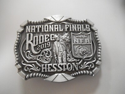 Hesston National Finals Rodeo 2019 belt buckle youth size