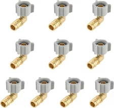 10-Pack  Pex-A Expansion Full Flow Brass Fittings 1/2" Pex X 1/2" Female NPT Swi