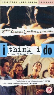 VHS ''I THINK I DO'' (OV) Alexis Arquette, Guillermo Diaz MILLIVRES MULTIMEDIA