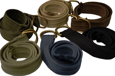 canvas d ring belt