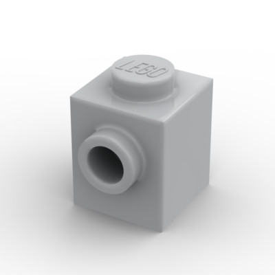Lego 10x Konverter Noppe 1x1 brick stud 87087 hellgrau light bluish gray