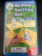 Leap Frog My First Spelling Bee 240 Double-Sided Cards Mulitple Levels Ages 5