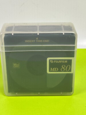 Fujifilm MD80 Mini Disc with Case Box of 5 NEW Fast Ship