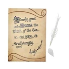 URSULA MEMO PAD & BALLPOINT PEN THE DISNEY VILLAINS 2021 DISNEY STORE JAAPN