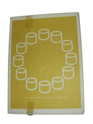 IKEA Votive Tea Light Candle Holder 12 Varmeljushallare White Ceramic Interlink