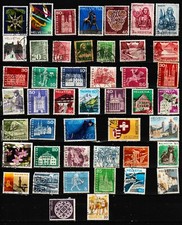 Suisse 46 timbres oblitérés ZY3853 : sujets divers