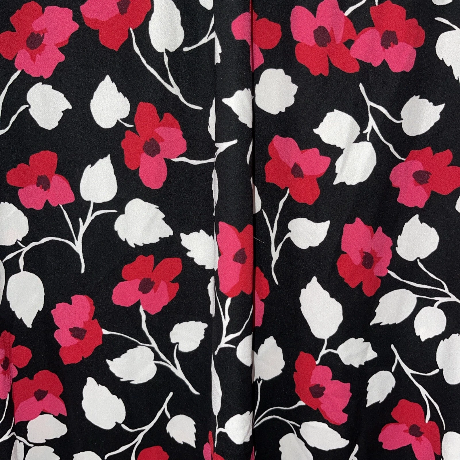 Abito Kate Spade Fleur Crepe Floreale Finto Collo Mini Cambio Designer Taglia S Vintage