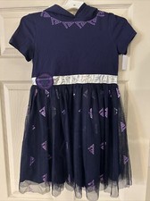 Marvel Black Panther Dress Youth Medium 7/8 Cosplay Navy Silver Purple