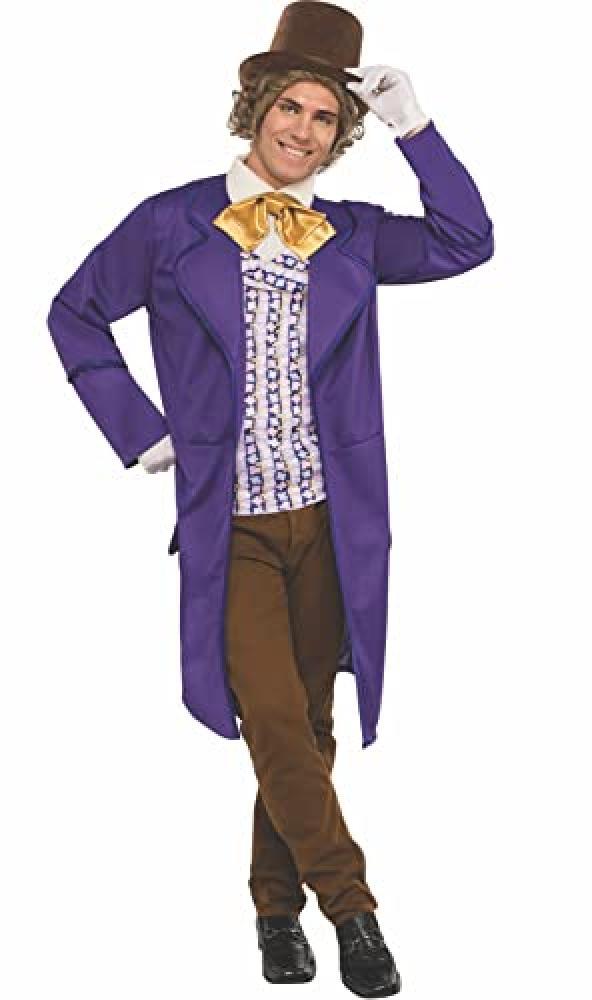 (TG. Taglia unica) RUBIE'S Willy Wonka e la cioccolateria Deluxe Willy Wonka Cos