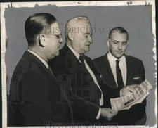 1958 Press Photo Citizens Council Members C.E. Vetter, Dr. Irwin & Selby Gillis