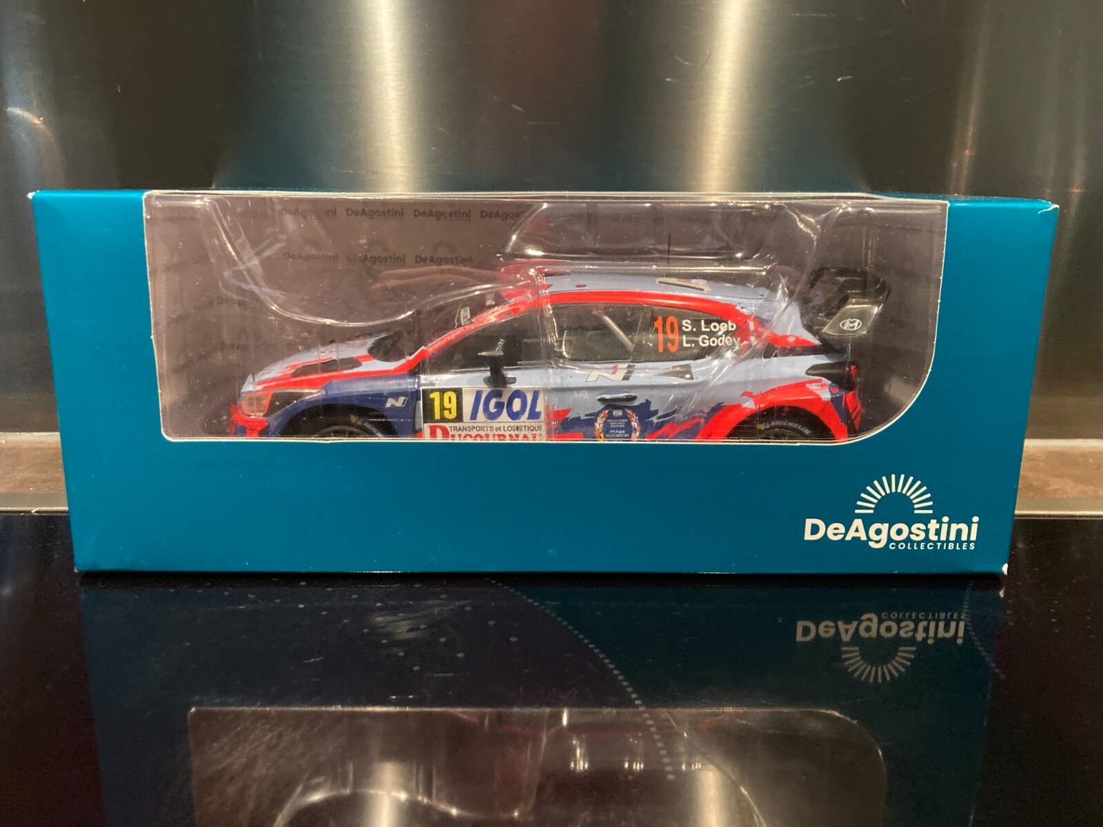 Hyundai i20 Loeb Rallye du Var 2019 Altaya 1/18 Idée Cadeau Collectionneur