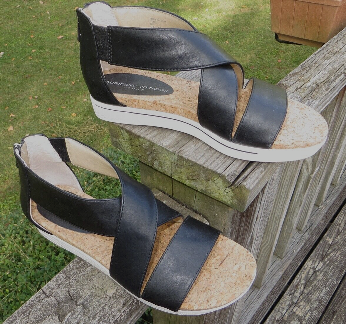 Adrienne Vittadini Claud sport sandals black 8-8.5 EUC | eBay