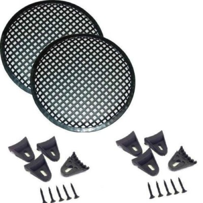 1 Pair 6.5'' Speaker Waffle Grill Mesh Cover for Speakers And Woofers GR-6.5