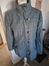 Dubarry Field Tweed Wool Coat Size 16