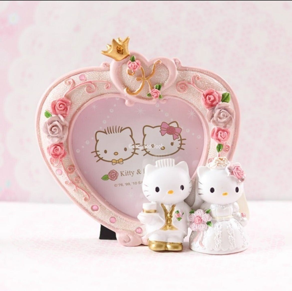Rose Crown Hello Kitty&Dear Daniel Vintage Wedding Valentine Gift