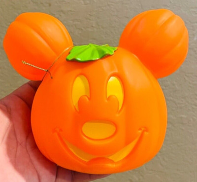 Disney Parks Halloween 2024 Light-Up Jack O Lantern Mickey Mouse ...