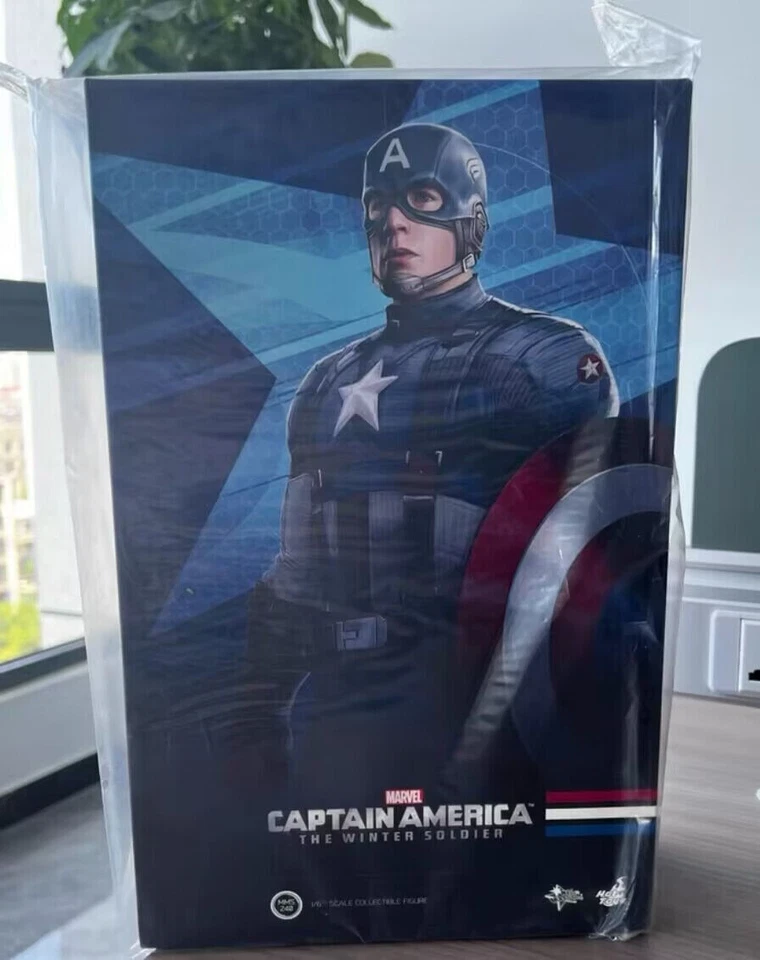 Nuevo Hot Toys MMS 240 Capitán América 2 Steve Roger Versión Edad de Oro Chris Foto 2 de 4