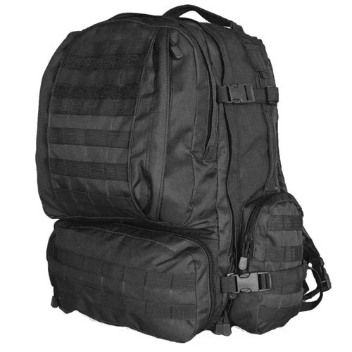 3 Day ARMY SWAT Black Military Backpack Tactical Pack Hunting