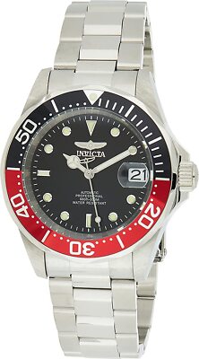 Invicta Pro Diver Automatic Men's 40mm Black and Red Bezel Black Dial Watch 9403