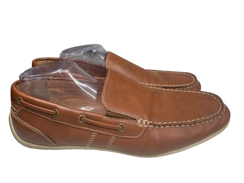 GBX Babalu Brown 2-Tone Leather Driving Moc-toe Slip-on  display picture 3