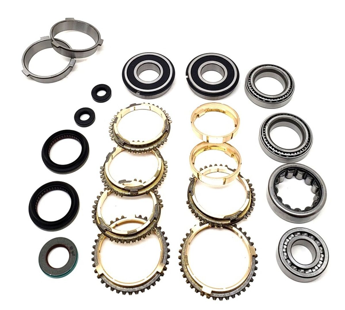 Complete Bearing & Seal Kit W/Synchronizer T355 2007-17 Complete Bearing & Seal Kit W/Synchronizer T355 2007-17