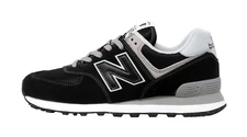 [ML574EVB] New Balance Men's 574 Core Classic Shoes Sneakers - Black/White