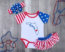 Florida Home Bodysuit Outfit State Pride