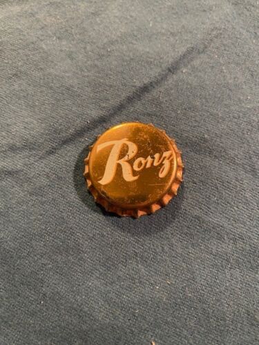 Ronz Beer Cap - Bottle or Cone Top - RARE - Imagen 1 de 8