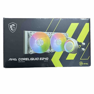 MSI MAG CoreLiquid E240 WHITE, 240mm