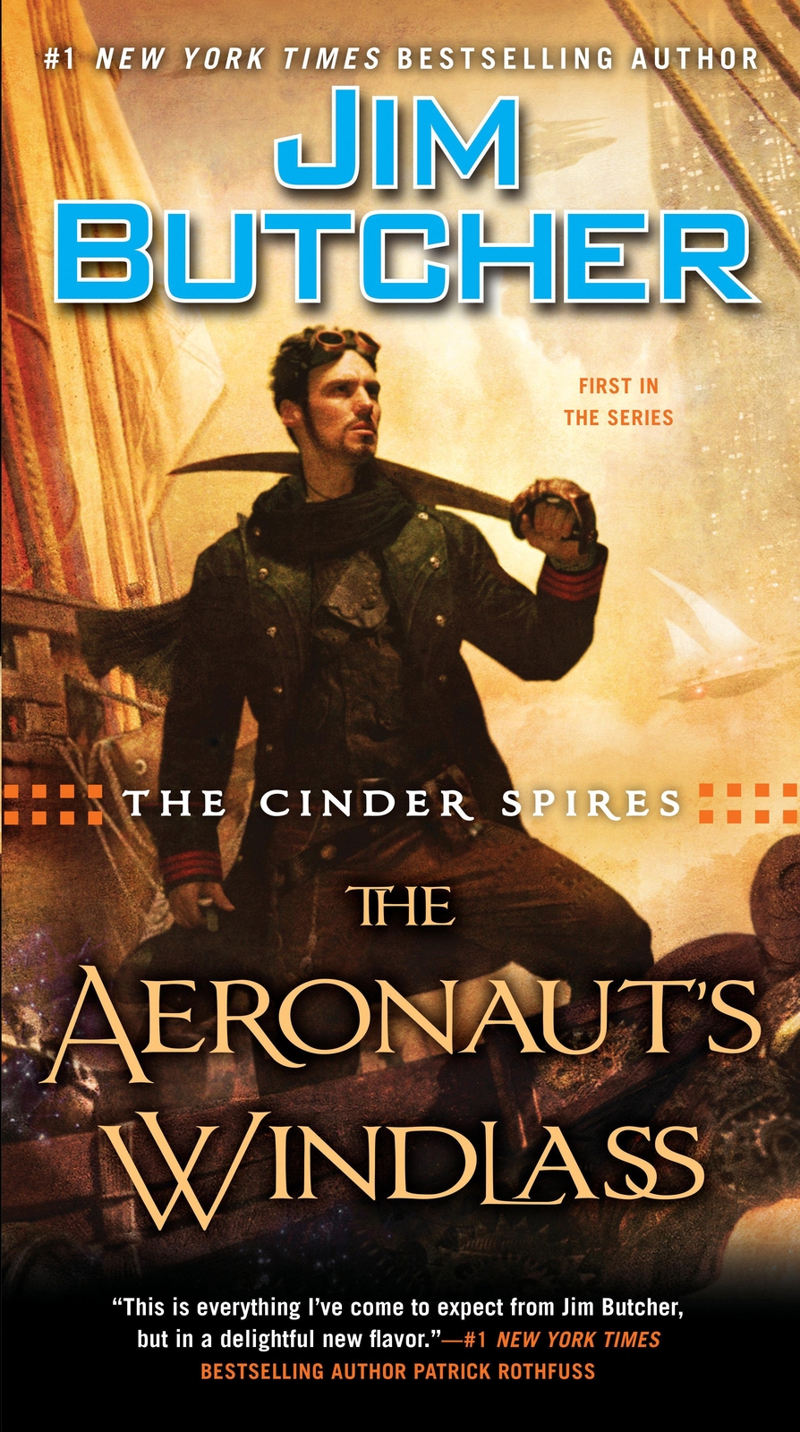 Thumbnail - The Cinder Spires 01: The Aeronaut's Windlass | Jim Butcher |