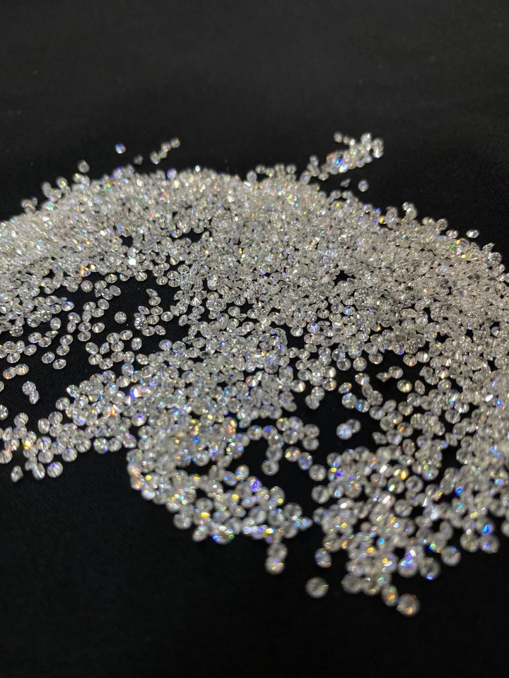 Natural Loose 2.70 MM Diamond Round 20 Pcs Lot VVS Clarity D-F Color 1.56 Ct. - Image 2 of 4