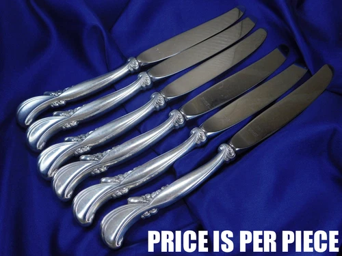 WALLACE WALTZ OF SPRING STERLING SILVER DINNER KNIFE - VERY GOOD CONDITION