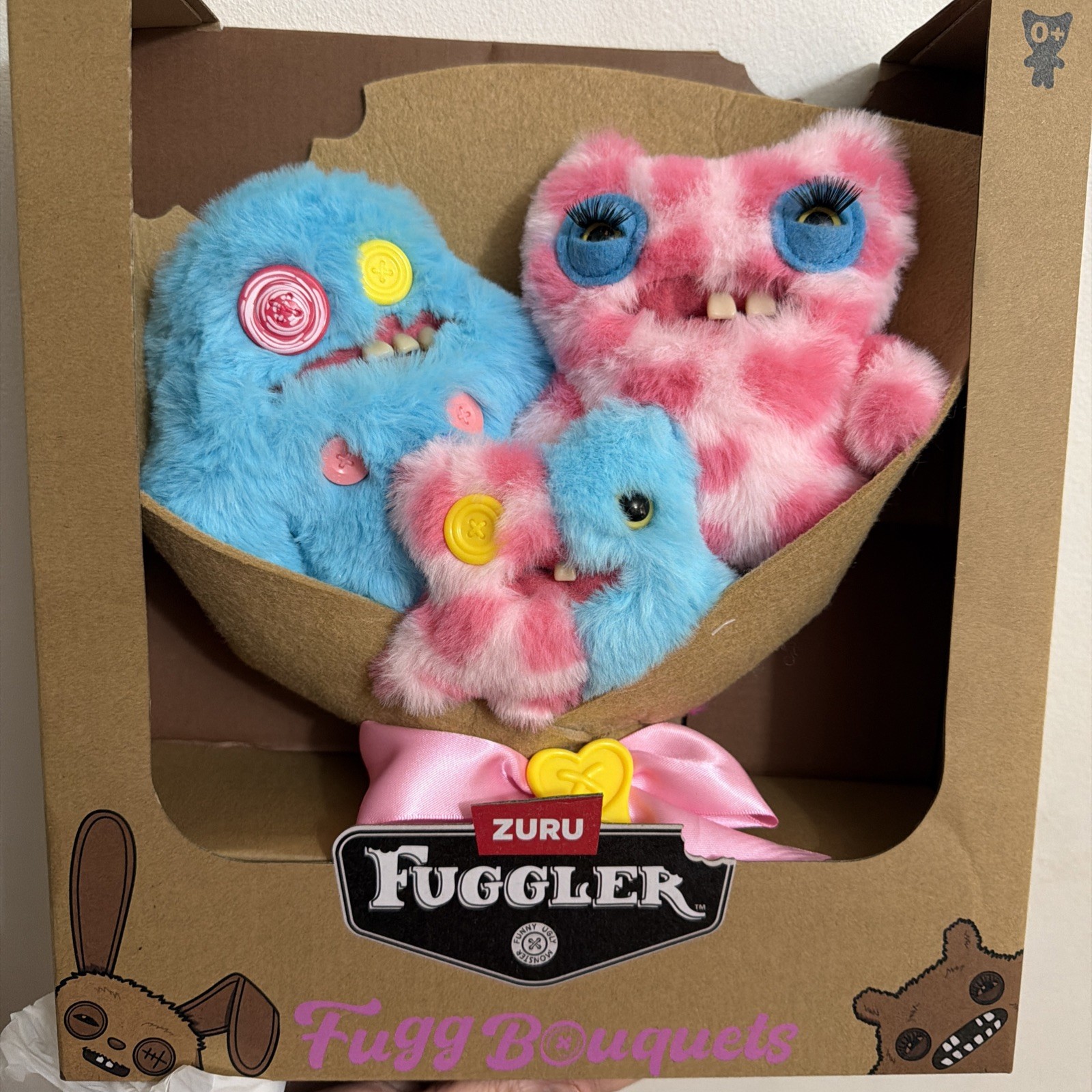 NEW 2026 Fuggler Fugg Bouquets TOO SOFT Funny-Ugly Monster Mom Dad & Baby ✅ Out