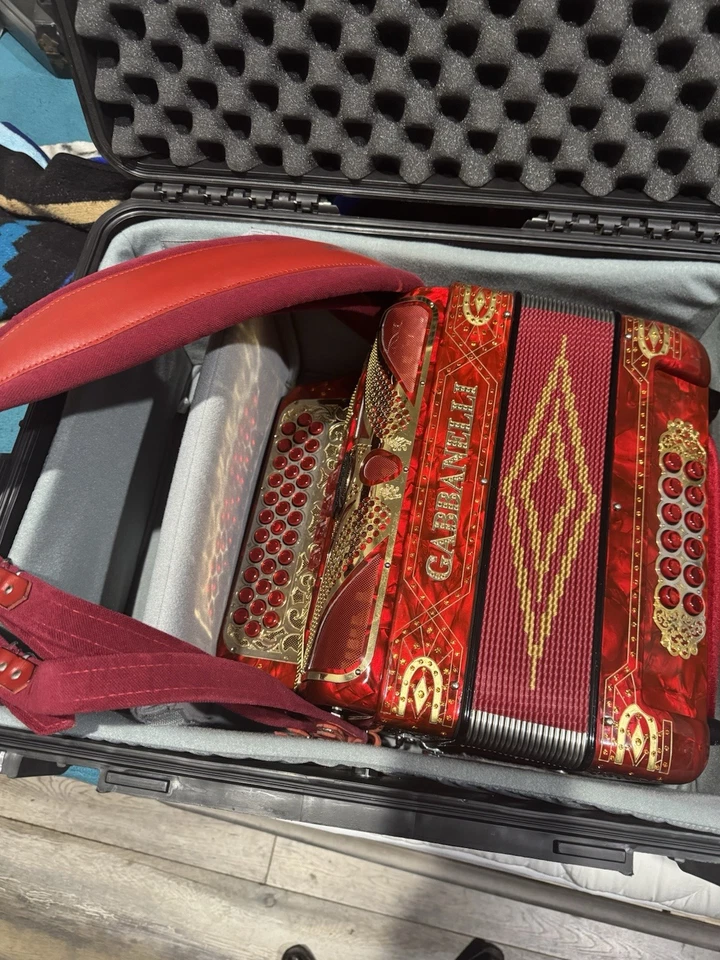 Acordeón Gabbanelli Como Nuevo Realmente No Tiene Mucho Uso Tono FA 5 Registros Foto 2 de 4