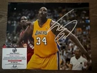 Shaquille O'Neal Signed 8x10 Photo Los Angeles Lakers Shaq Auto COA GA